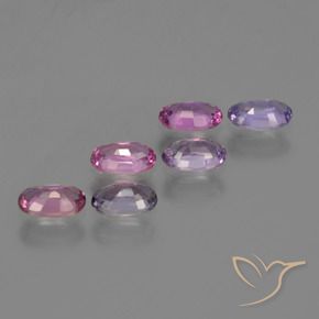Sapphire Gemstones in 5.1 x 3.2 mm Size for Sale, Sapphire Stones in Multicolor Color