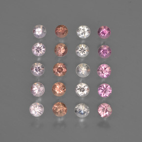 Multicolor Zafiro Gema - 0.1ct Corte Diamante (ID: 417515)