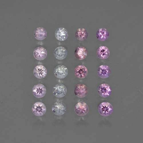 Multicolor Sapphire Gem - 0.1ct Diamond-Cut (ID: 418572)
