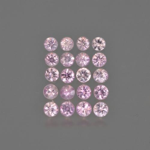 Bright Pink Saphir Edelstein - 0.1ct Diamanten-Schliff (ID: 419758)