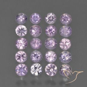 2.10 ctw Pink Sapphire Stones, Natural Sapphire in Diamond-Cut Shape for Sale