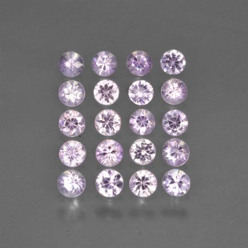 Violeta iris claro Zafiro Gema - 0.1ct Corte Diamante (ID: 419774)