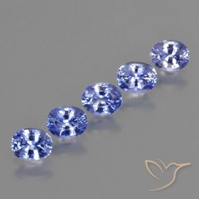2.32 ctw Blue Sapphire Stones, Natural Sapphire in Oval Facet Shape for Sale
