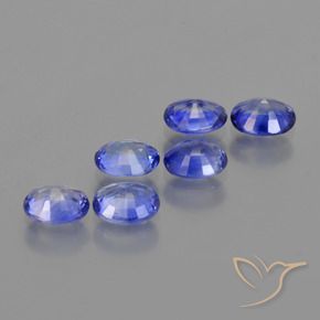 Sapphire Gemstones in 4.8 x 4.2 mm Size for Sale, Sapphire Stones in Violet Blue Color