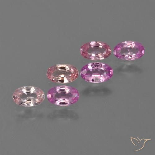 Многоцветный Сапфир Камень - 0.2ct Фасетный Овал (ID: 420483)