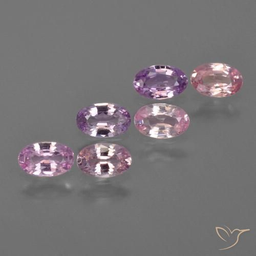 Многоцветный Сапфир Камень - 0.3ct Фасетный Овал (ID: 420490)