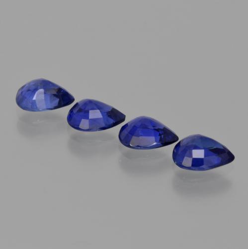 Sapphire Gemstones in 5.9 x 4.8 mm Size for Sale, Sapphire Stones in Royal Blue Color