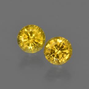 0.5ct Round Facet Yellow Sapphire Gem for sale 0.5ct Round Facet Yellow Sapphire Gem (ID: 420805)