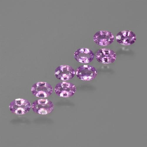 Medium Purple Sapphire Gem - 0.2ct Oval Facet (ID: 421709)