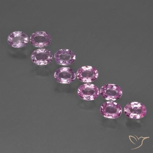 Zaffiro viola da 2,29 ct, taglio ovale da 4,1 x 3,2 mm dalla Tanzania, Photo A