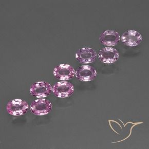 2.29 ctw Purple Sapphire Stones, Natural Sapphire in Oval Facet Shape for Sale