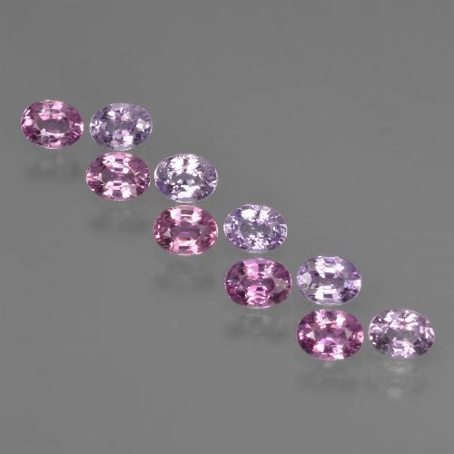 Пурпурно-розовый Сапфир Камень - 0.2ct Фасетный Овал (ID: 421914)