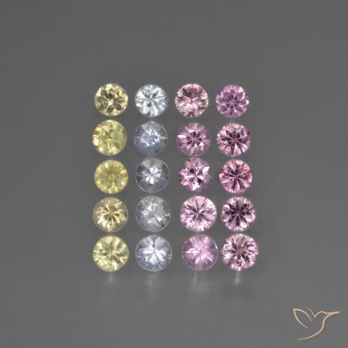 Zafiro suelto con talla de diamante de 2,17 quilates, 2,9 mm de Tanzania, Photo A