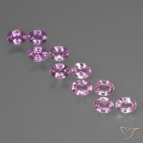 Светло-розовый Сапфир Камень - 0.2ct Фасетный Овал (ID: 421982)