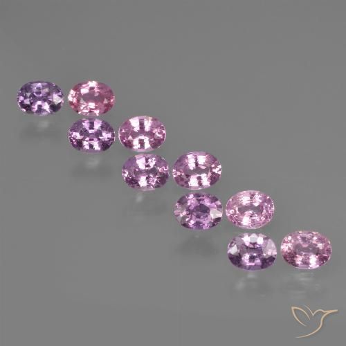 Многоцветный Сапфир Камень - 0.2ct Фасетный Овал (ID: 421983)
