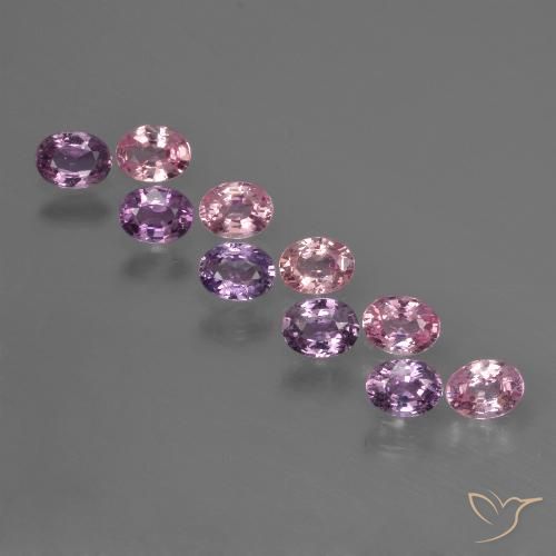 Mehrfarbig Saphir Edelstein - 0.2ct Oval facettiert (ID: 422055)