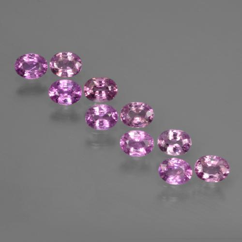 Pinkish Violet Purple Sapphire Gem - 0.2ct Oval Facet (ID: 422058)