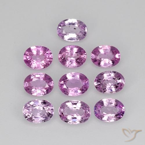 Medium Purple Sapphire Gem - 0.2ct Oval Facet (ID: 422059)