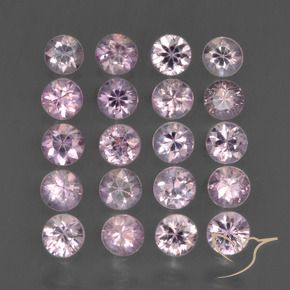 1.92 ctw Purple Sapphire Stones, Natural Sapphire in Diamond-Cut Shape for Sale