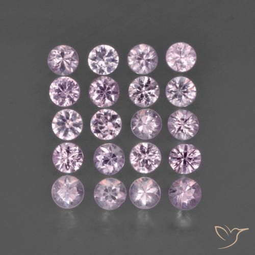 Light Pink Sapphire Gem - 0.1ct Diamond-Cut (ID: 422175)