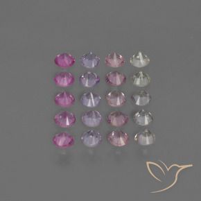 Sapphire Gemstones in 2.6 mm (calibrated) Size for Sale, Sapphire Stones in Multicolor Color