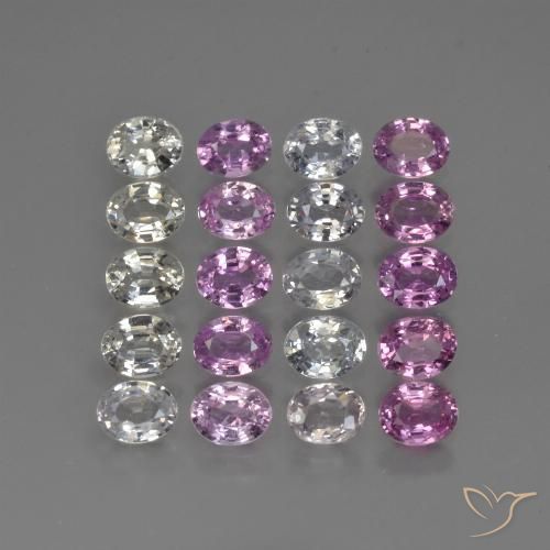Многоцветный Сапфир Камень - 0.3ct Фасетный Овал (ID: 422682)