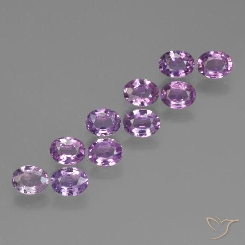 Sangria Violet Сапфир Камень - 0.2ct Фасетный Овал (ID: 423166)