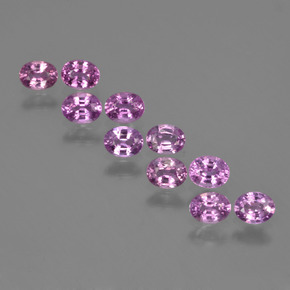Electric Purple Сапфир Камень - 0.3ct Фасетный Овал (ID: 423437)
