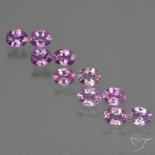 Medium Purple Сапфир Камень - 0.3ct Фасетный Овал (ID: 423442)