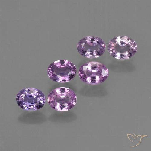 Violeta rosado medio Zafiro Gema - 0.3ct Forma ovalada (ID: 423578)