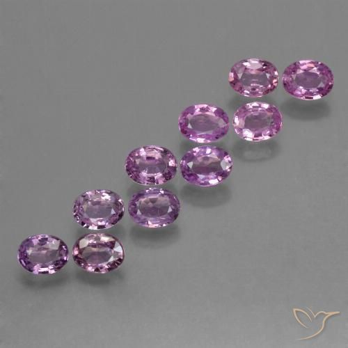 Sangria Violet Saphir Edelstein - 0.2ct Oval facettiert (ID: 423585)