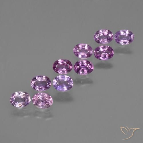 Magenta Zaffiro Gem - 0.2ct Ovale sfaccettato (ID: 423586)