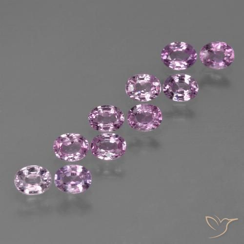 Medium Violet Saphir Edelstein - 0.2ct Oval facettiert (ID: 423587)