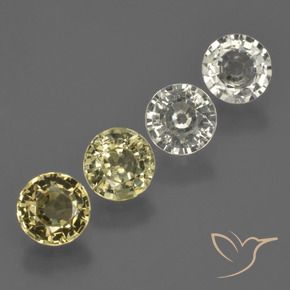 3.28 ctw Multicolor Sapphire Stones, Natural Sapphire in Round Facet Shape for Sale