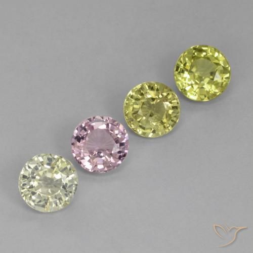 Multicolor Zafiro Gema - 0.7ct Faceta Redonda (ID: 423814)