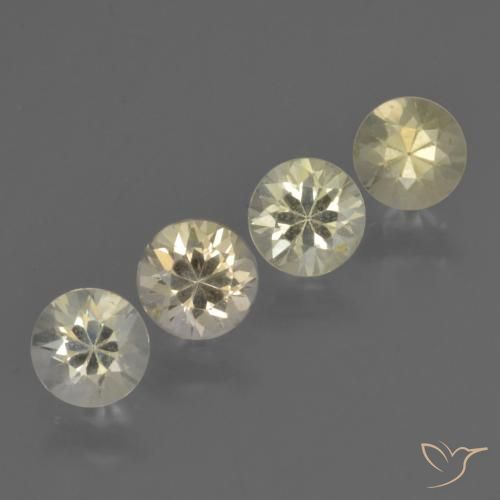 1.96 ctw Yellow Sapphire Stones, Natural Sapphire in Diamond-Cut Shape for Sale
