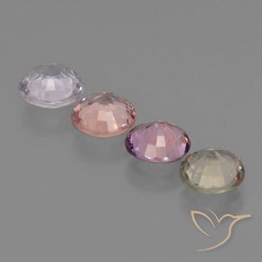 Sapphire Gemstones in 5.5 mm (calibrated) Size for Sale, Sapphire Stones in Multicolor Color