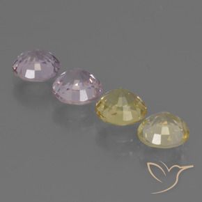 Sapphire Gemstones in 5.5 mm (calibrated) Size for Sale, Sapphire Stones in Multicolor Color