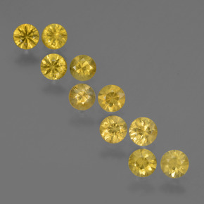 Amarillo púrpura Zafiro Gema - 0.3ct Corte Diamante (ID: 423986)