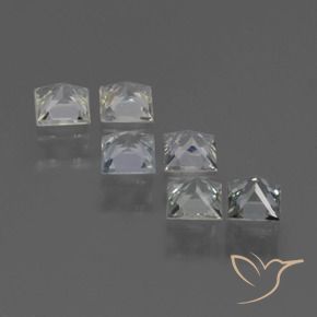 Sapphire Gemstones in 3.2 x 3.1 mm Size for Sale, Sapphire Stones in Warm White Color