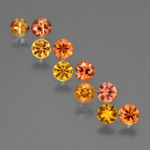 Multicolor Zafiro Gema - 0.2ct Corte Diamante (ID: 424683)