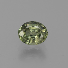 0.8ct Oval Facet Green Sapphire Gem for sale 0.8ct Oval Facet Green Sapphire Gem (ID: 425284)
