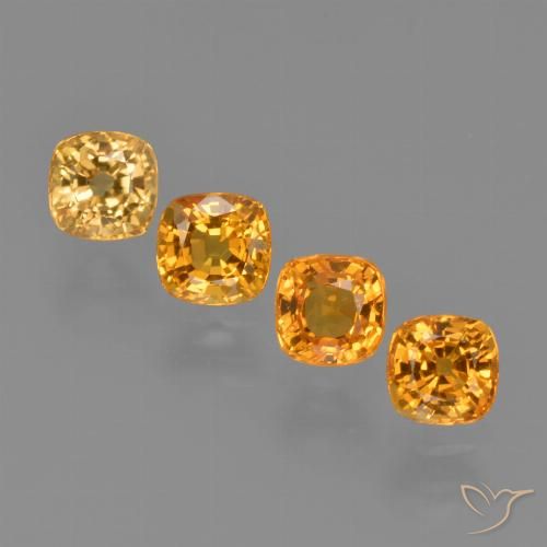 Oro Zafiro Gema - 0.5ct Corte en Forma Cojín (ID: 427192)