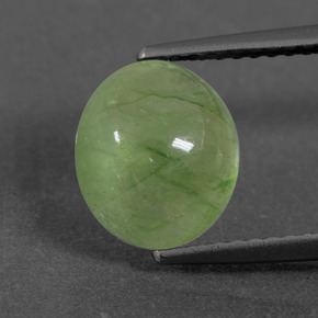 4.4ct Oval Cabochon Yellowish Green Sapphire for sale thumb image of 4.4ct Oval Cabochon Yellowish Green Sapphire (ID: 427348)