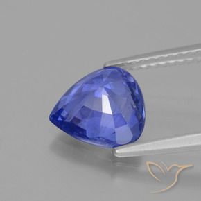 Sapphire Gemstone in 8.5 x 8.5 mm Size for Sale, Sapphire Stone in Deep Violet Blue Color