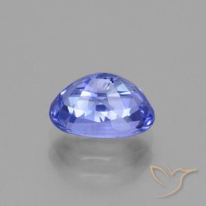 Sapphire Gemstone in 8.6 x 5.5 mm Size for Sale, Sapphire Stone in Electric Blue Color