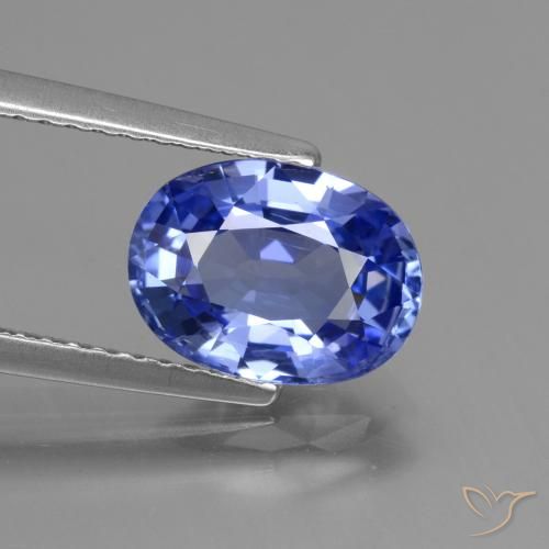 2.67ct Natural Deep Purple Blue Sapphire, Oval, VVS-VS