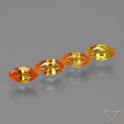 0.6ct Marquise Facet Yellow Golden Sapphire Gem for sale 0.6ct Marquise Facet Yellow Golden Sapphire Gem (ID: 429813)