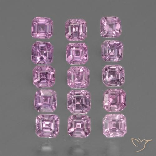 Pinkish Purple Sapphire Gem - 0.1ct Octagon Facet (ID: 434923)