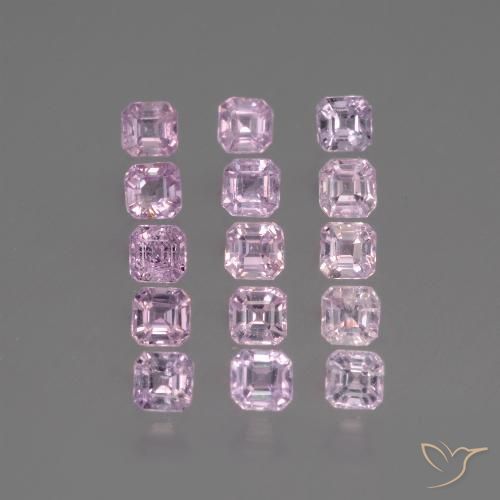 Rosado muy claro Zafiro Gema - 0.2ct Forma octagonal (ID: 435094)
